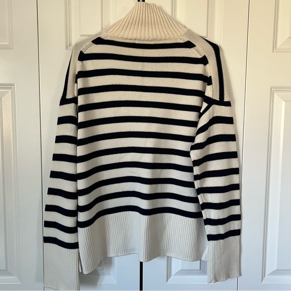Aritzia Babaton Striped Merino Wool Sweater - Picture 2 of 4